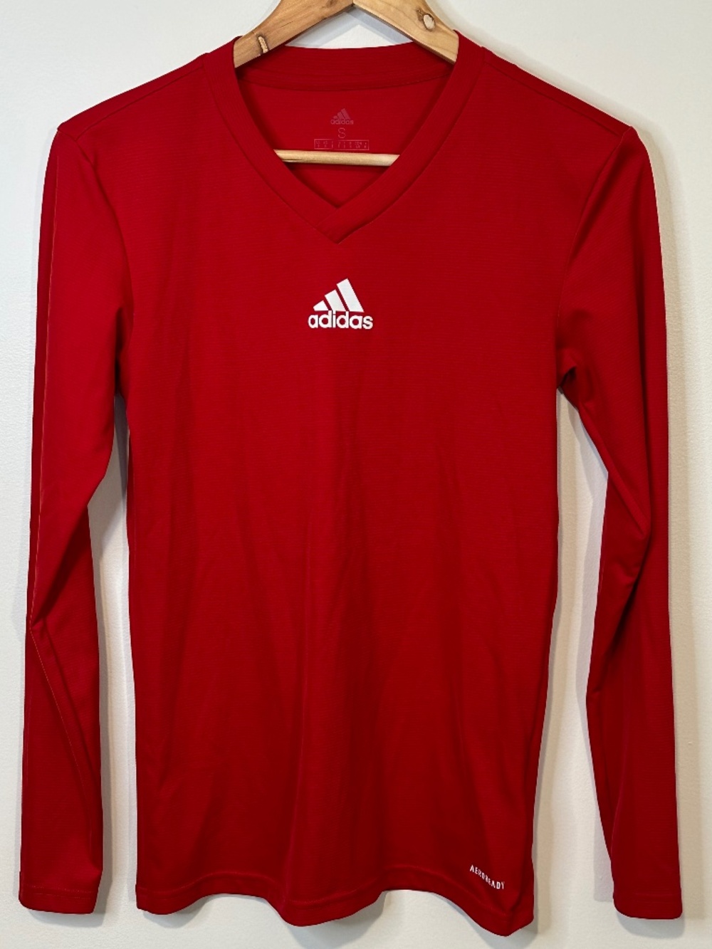 Adidas Women's Soccer Team Base Tee - Red - Small
